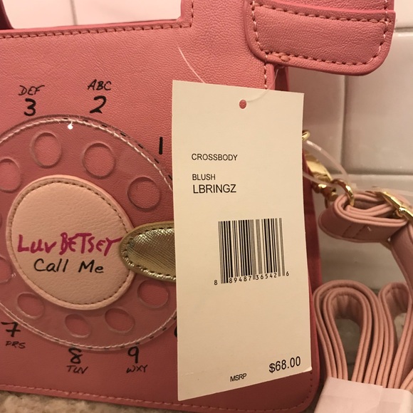 BETSEY JOHNSON Call Me Telephone Handbag - Picture 2 of 5